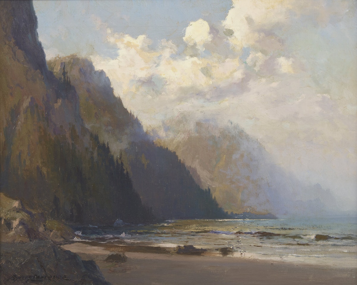 The Mist Shrouded Coast by Sydney Mortimer Laurence