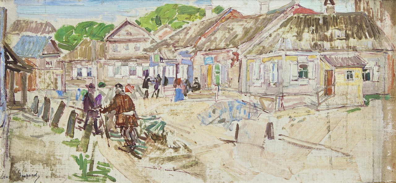 Peasant Houses #4 by Leon Gaspard