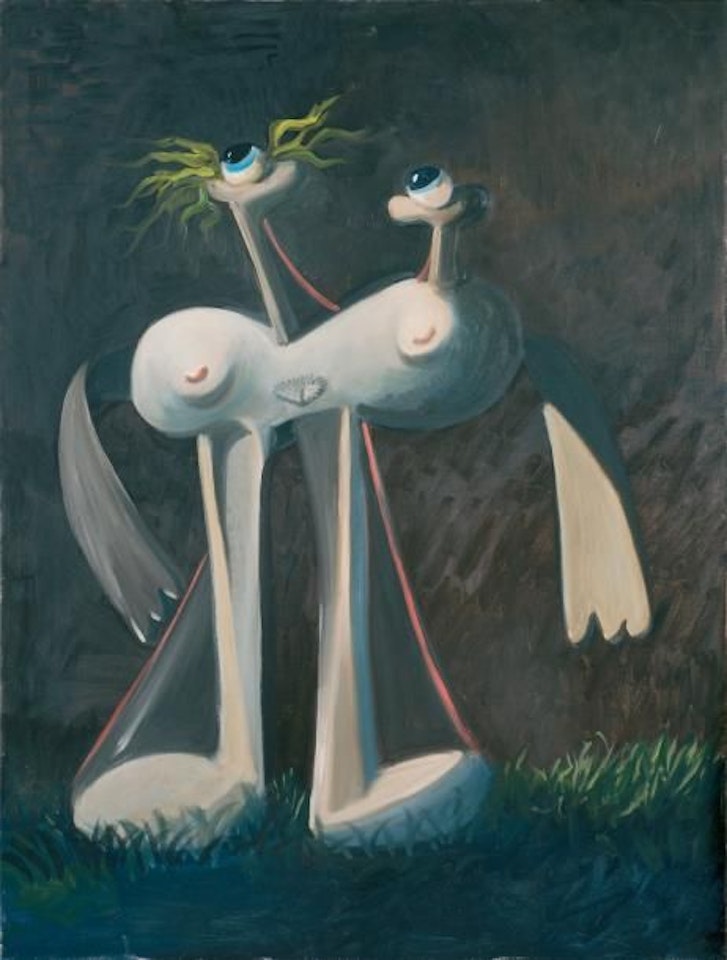 Night nude by George Condo