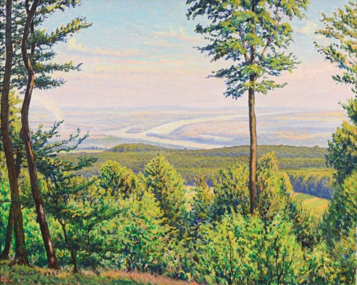 Forest of the Rhine Valley (Rhineland) by Gustave Cariot