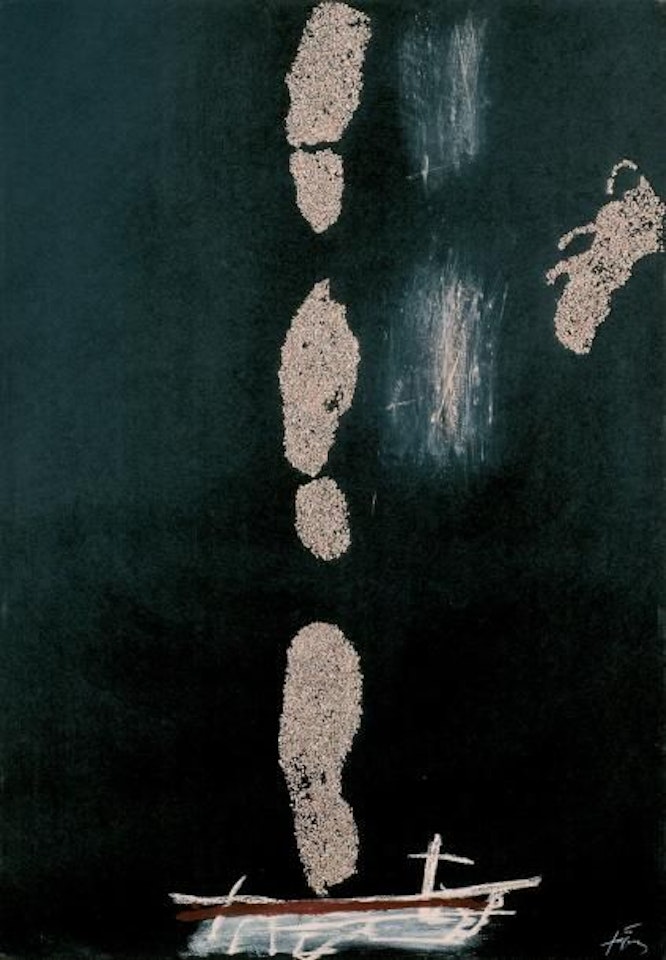 Footprints by Antoni Tapies