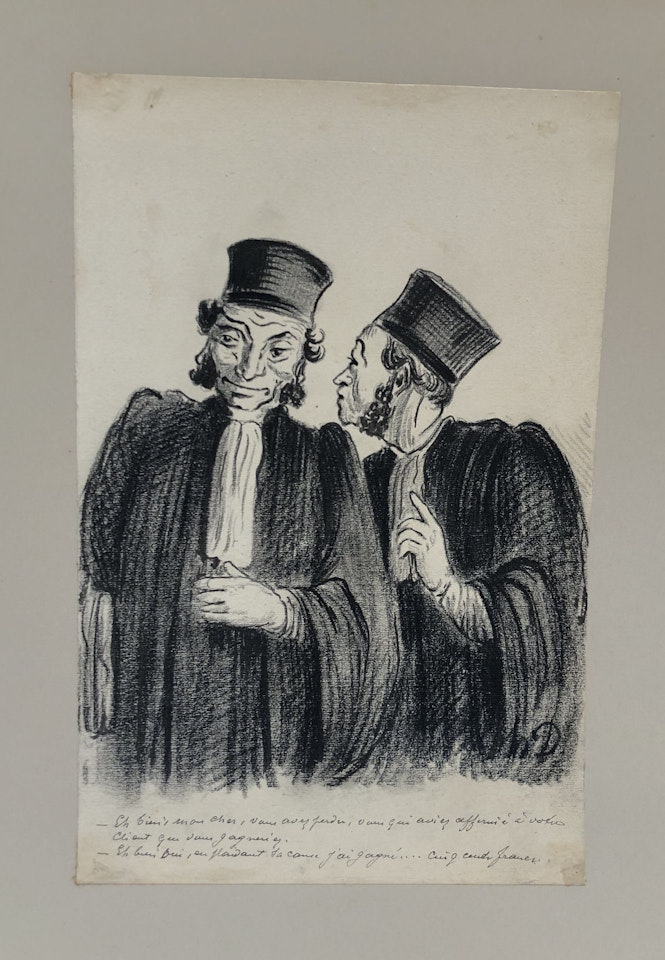 The attorneys by Honoré Daumier
