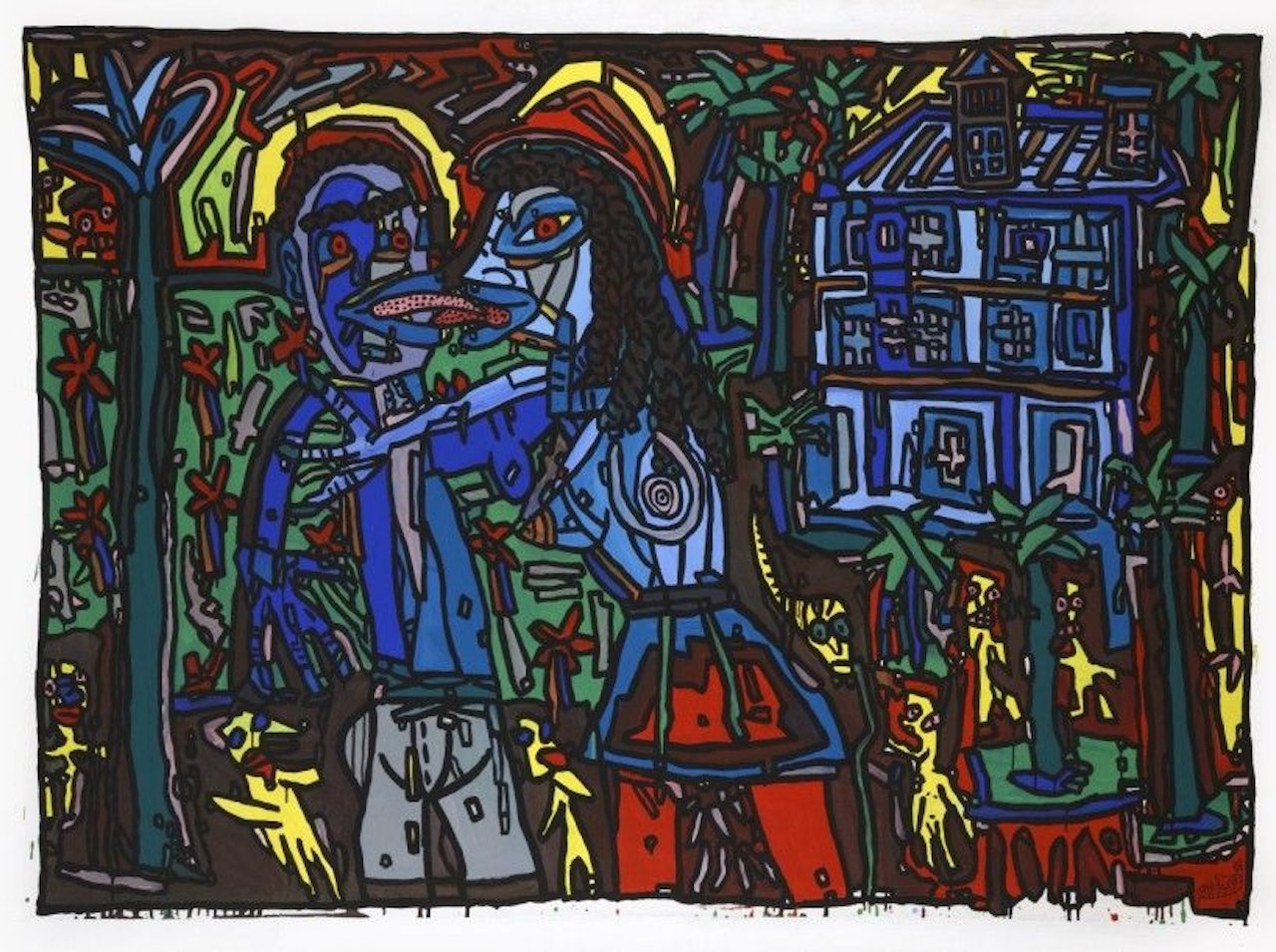 The Couple by Robert Combas