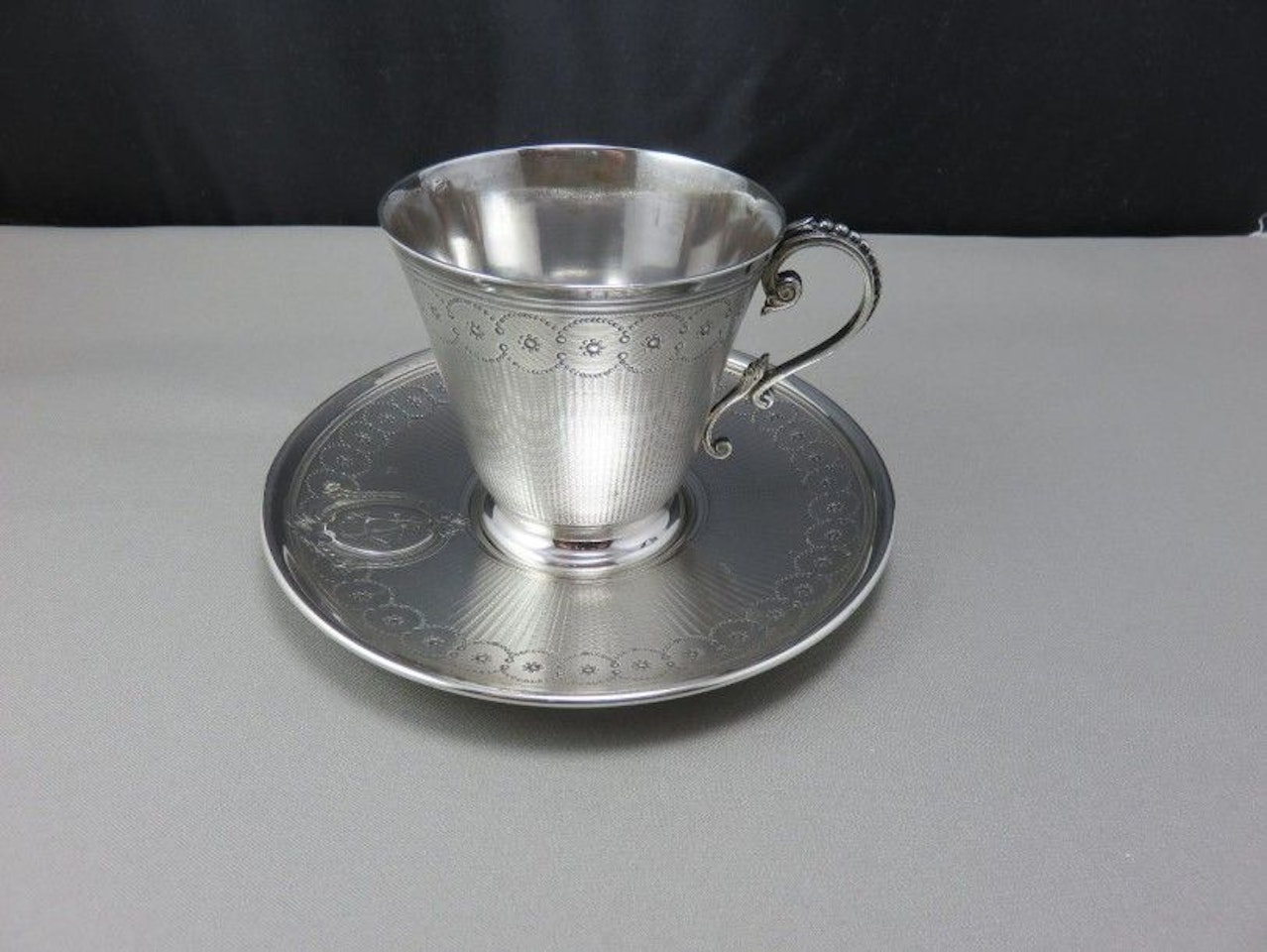 CUP and its SAUCER by Unknown Jewelry Maker