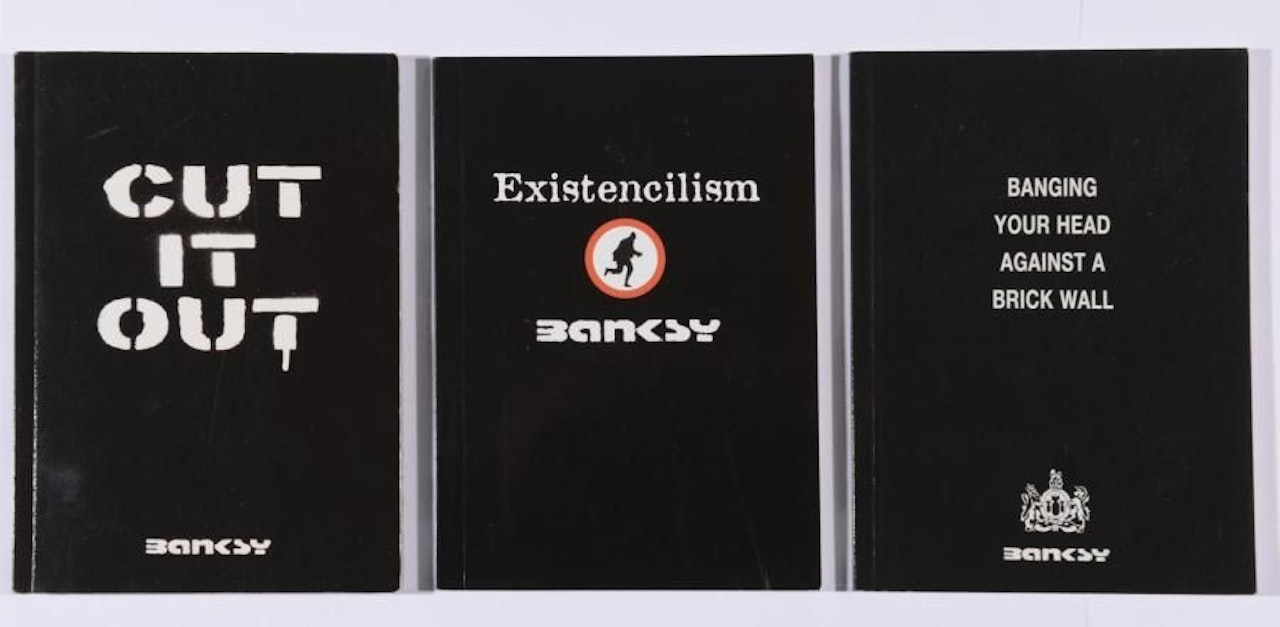 Existencilism, Cut is Out 2004; Banging tour Head […] by Banksy