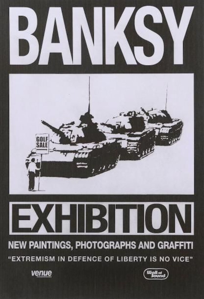 Banksy Exhibition (Walls of Sound and Venue) by Banksy
