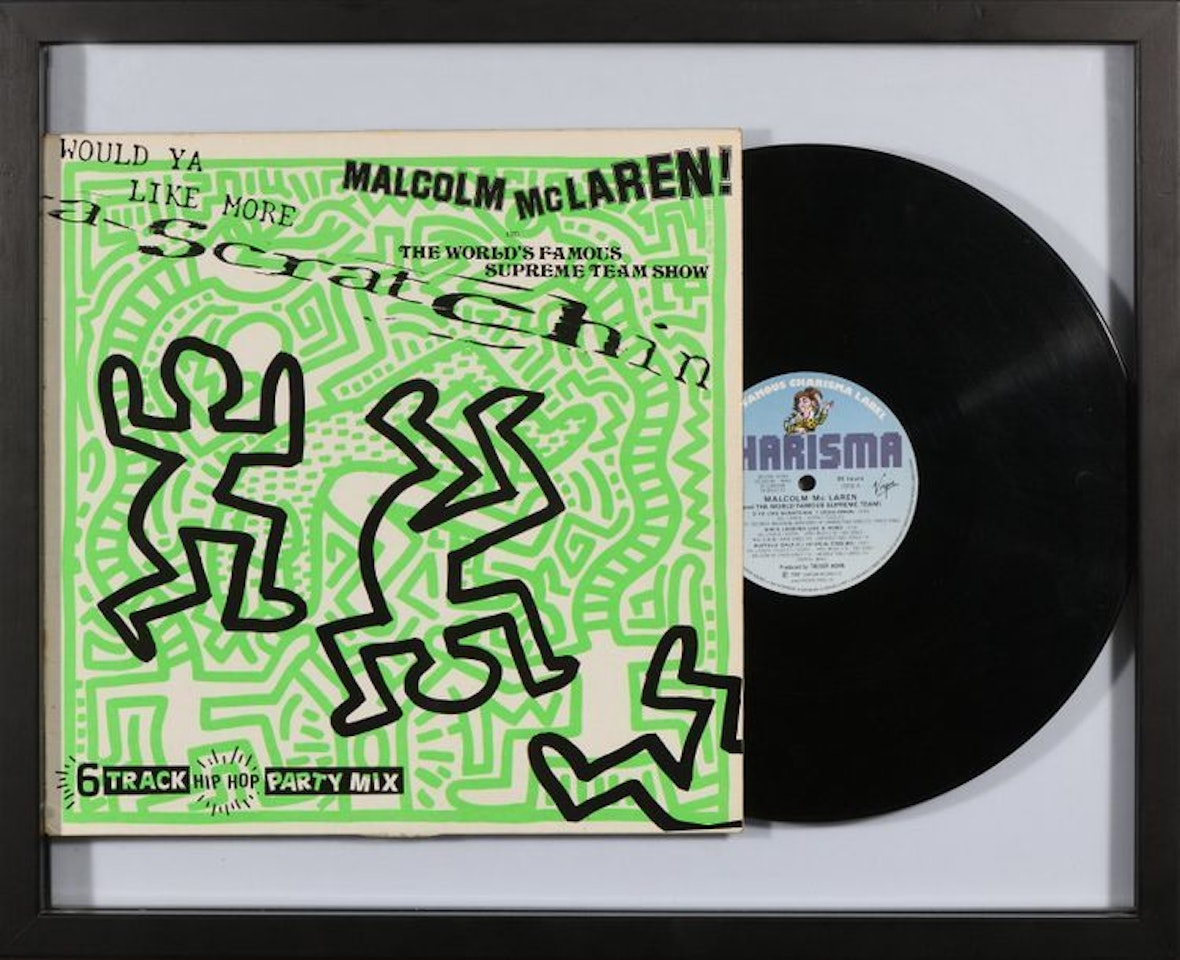 Malcom Mc Laren and the World famous supreme team by Keith Haring