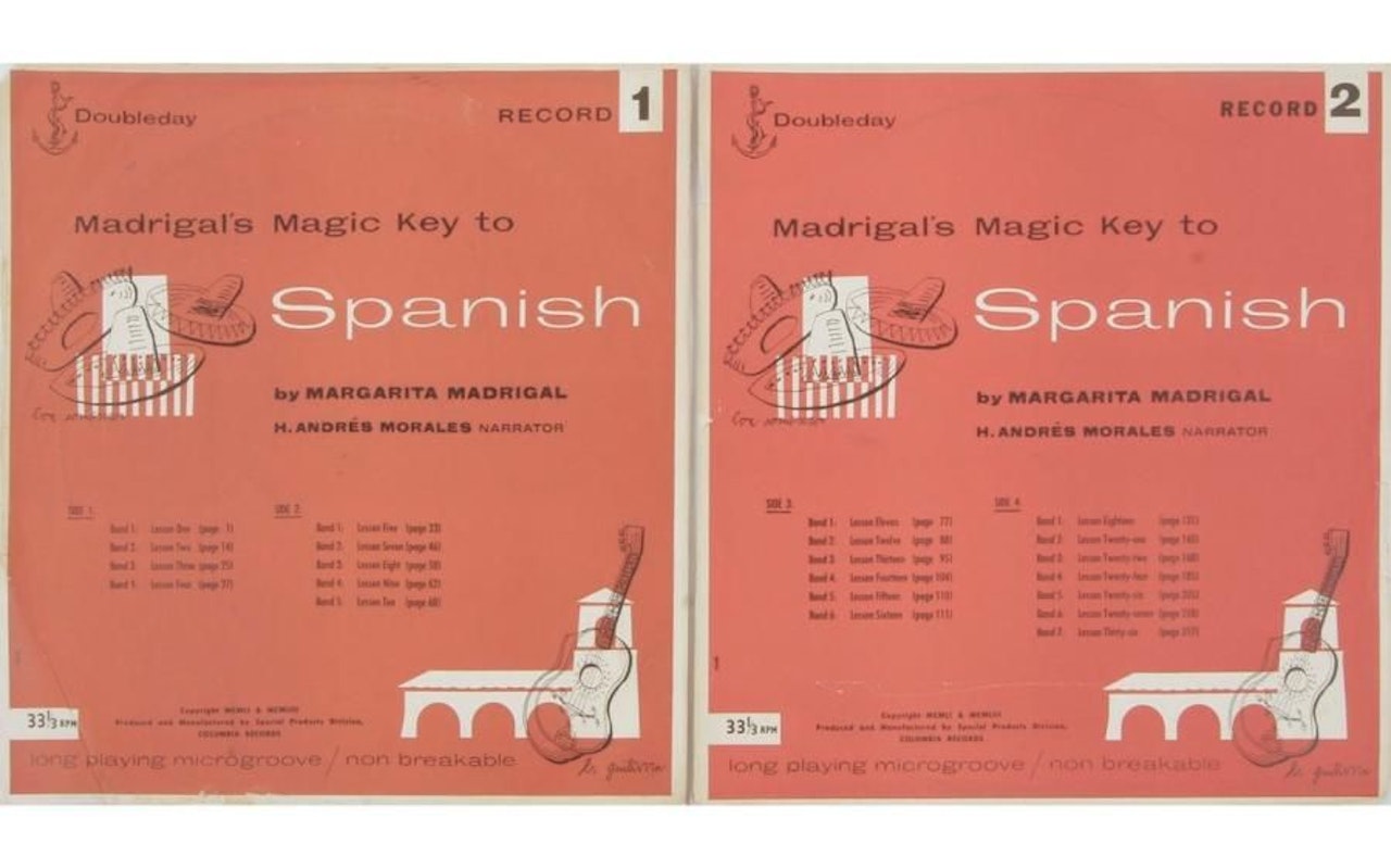 VOL.1 and VOL.2 "Madrigal Magic Key to Spanish" by Andy Warhol