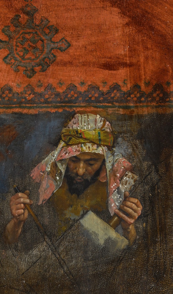 Study of a Musician by Rudolf Ernst
