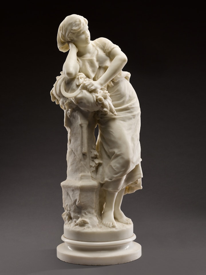 Woman with Flowers by Mathurin Moreau
