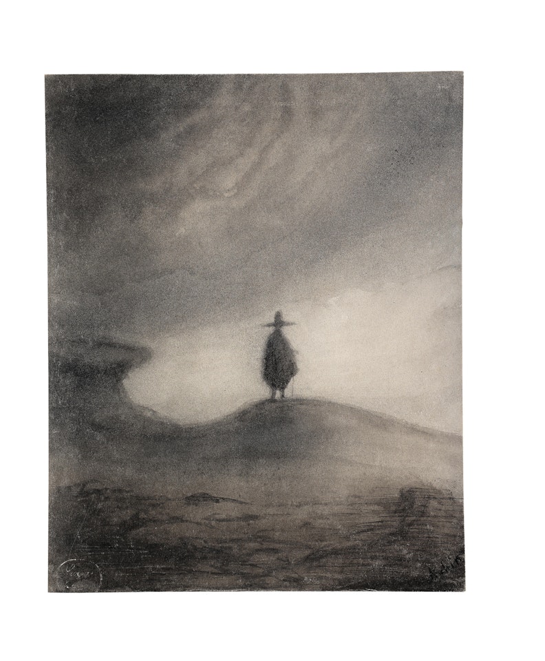 Der Mann im Mond by Alfred Kubin