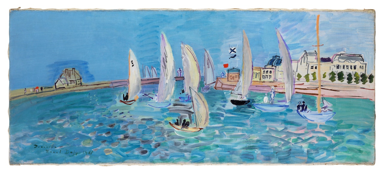 Le retour des régates by Raoul Dufy