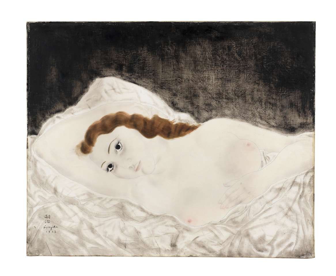 Femme allongée, Youki by Leonard Tsuguharu Foujita