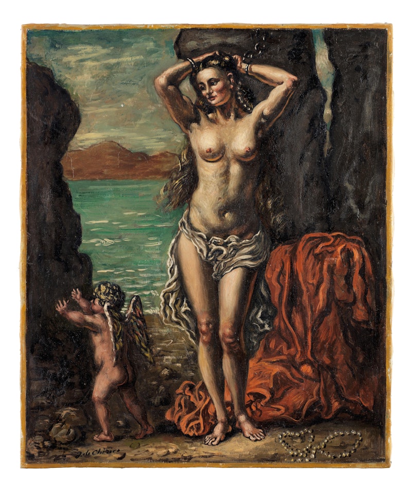 Andromeda incatenata allo scoglio by Giorgio de Chirico