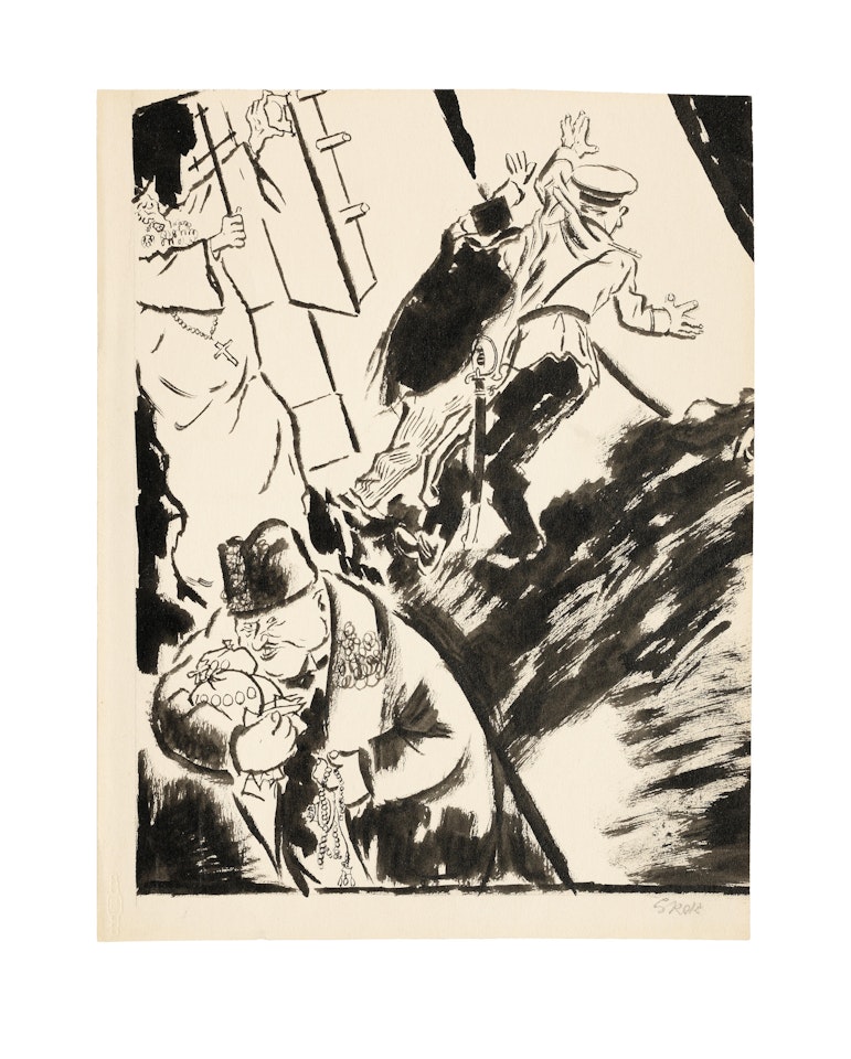 Russland wird beraubt by George Grosz