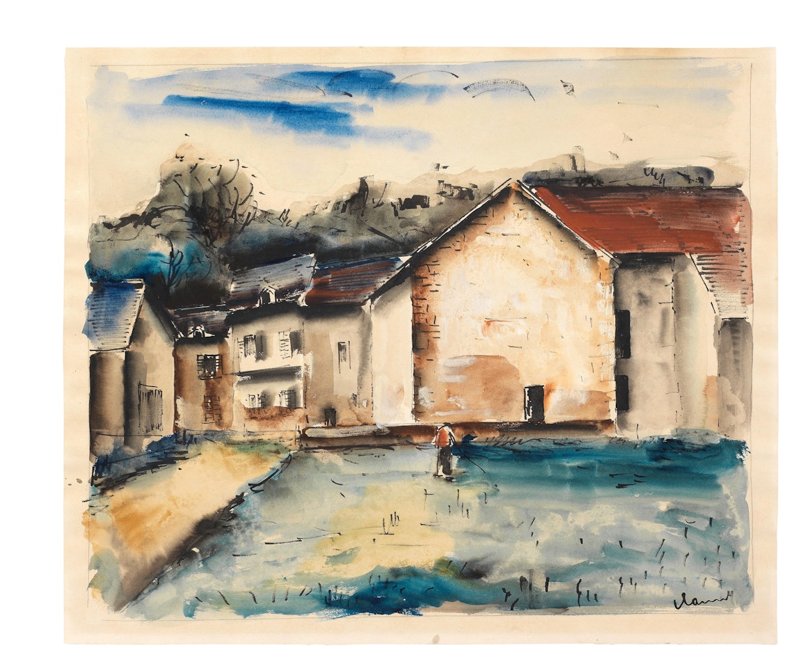 Village by Maurice de Vlaminck