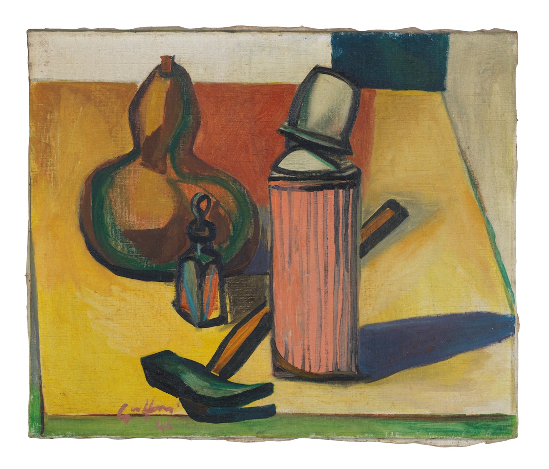 Zucca, thérmos, martello by Renato Guttuso