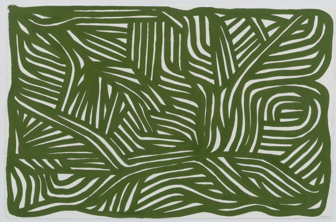 Irregular Grid by Sol LeWitt