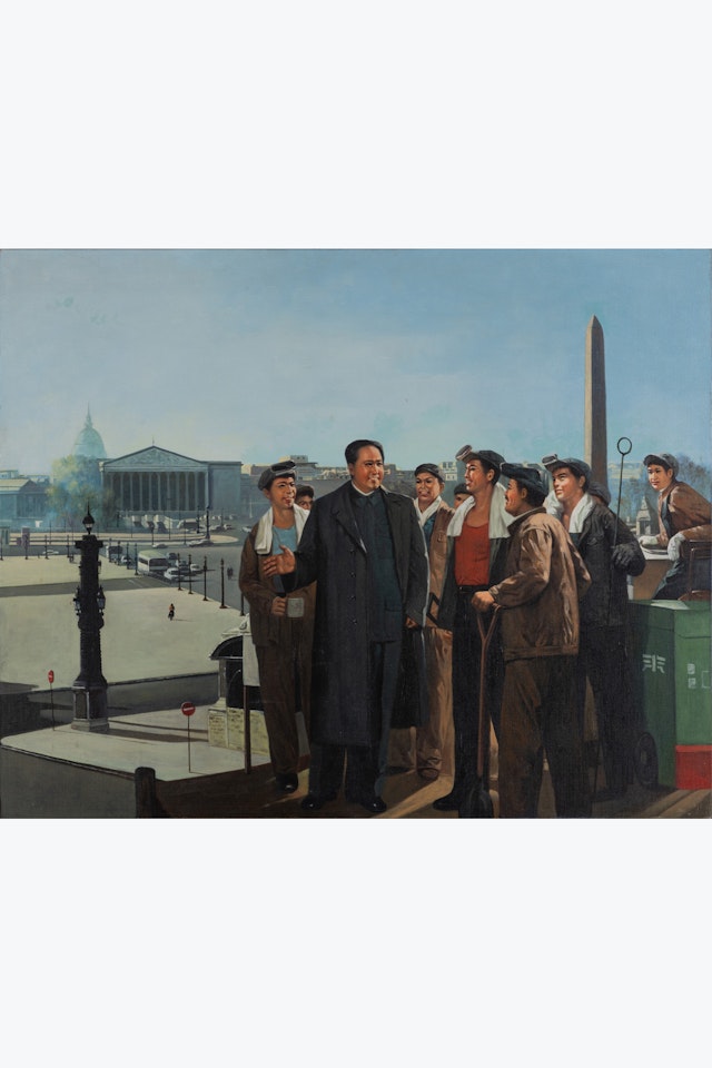 Le Concorde, (Mao sur la place de la Concorde) by Erro