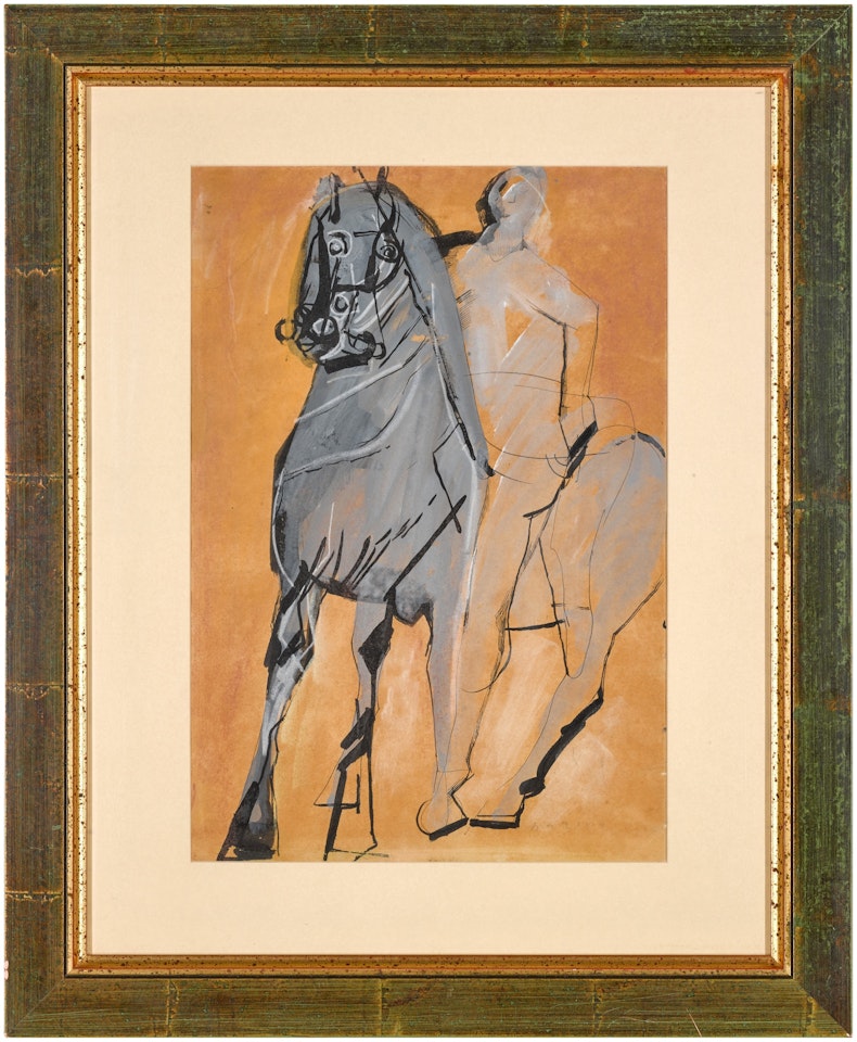 Uomo e cavallo by Marino Marini