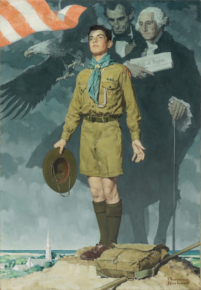A Scout is Loyal by Norman Rockwell
