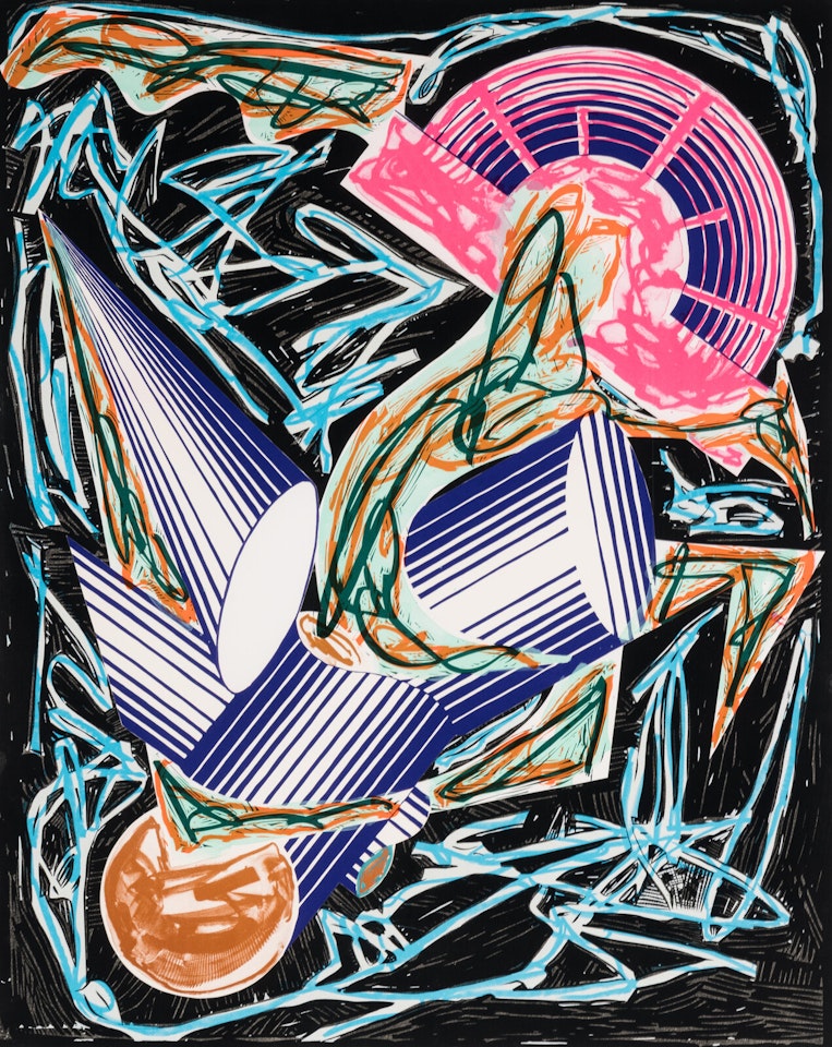 A. Had Gadya: Front Cover (from Illustrations After El Lissitzky"s Had Gadya) by Frank Stella