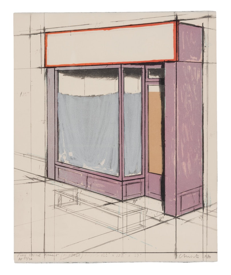 The Pink Store Front, Project Project from Marginalia by Christo