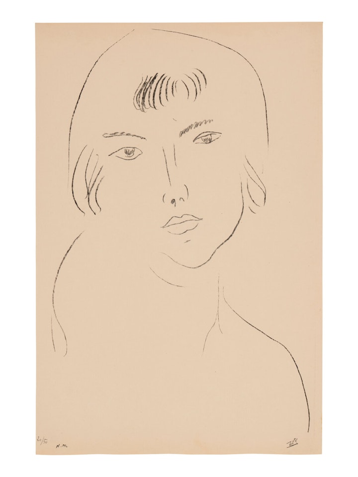 Visage a la Frange by Henri Matisse