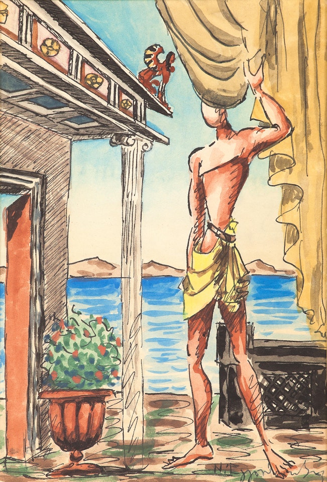 Leandros by Nikos Engonopoulos