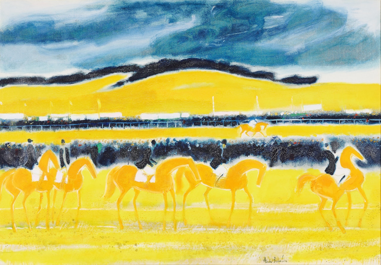 Courses à Fère en Tardenois by André Brasilier