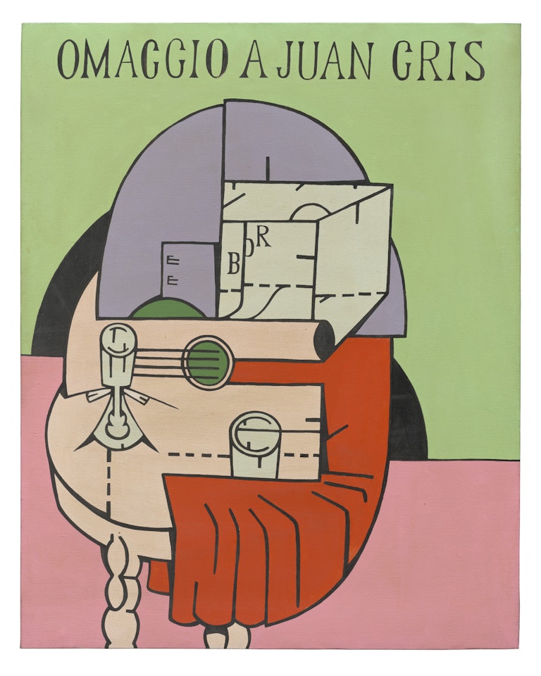 Hommage à Juan Gris by Valerio Adami