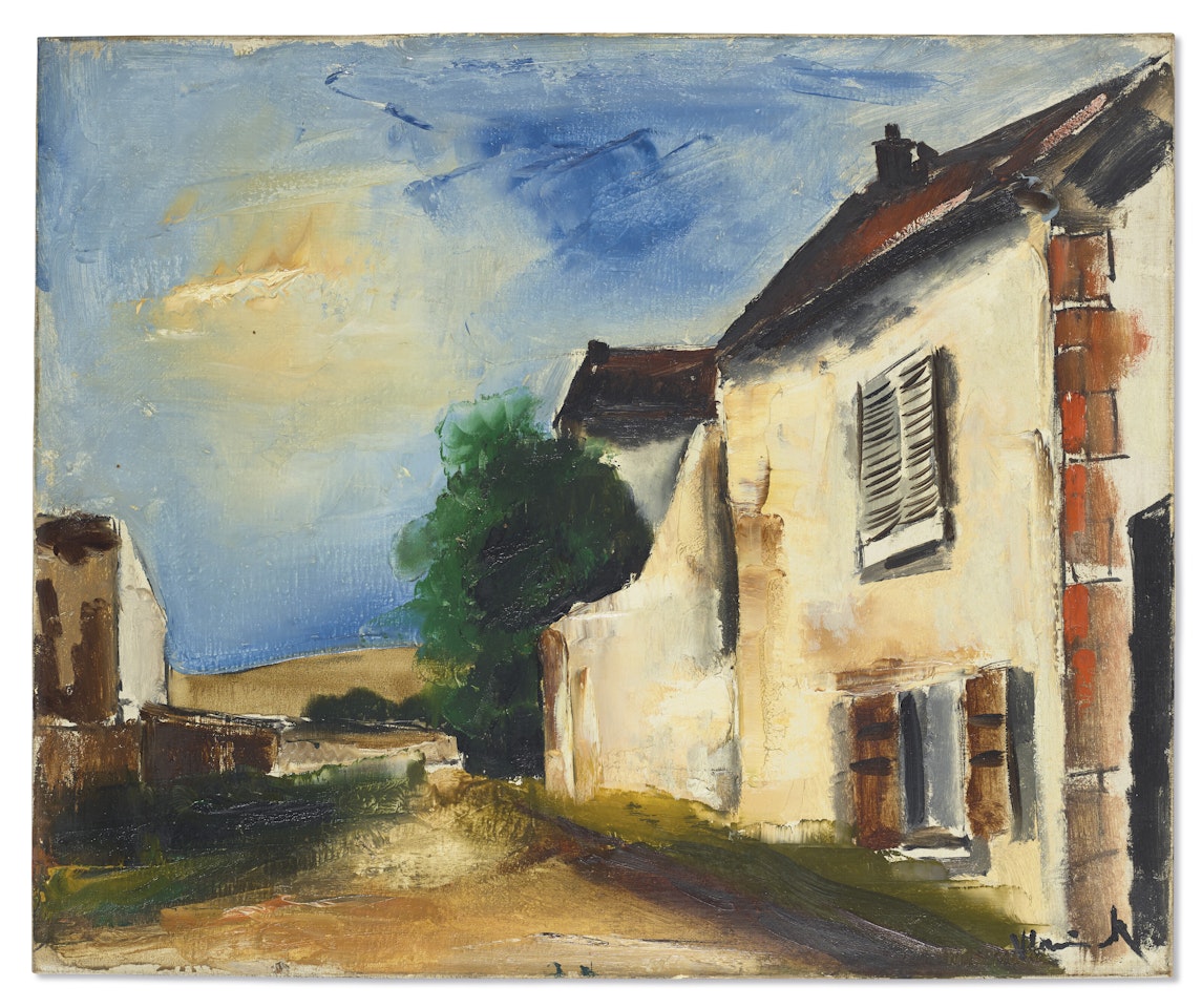 Vieilles maisons à Valmondois by Maurice de Vlaminck