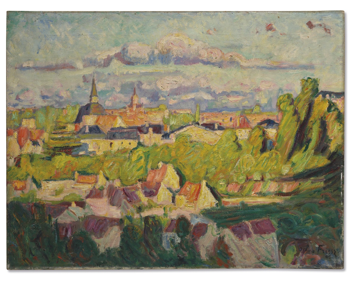 Vue de la falaise, Normandie by Othon Friesz