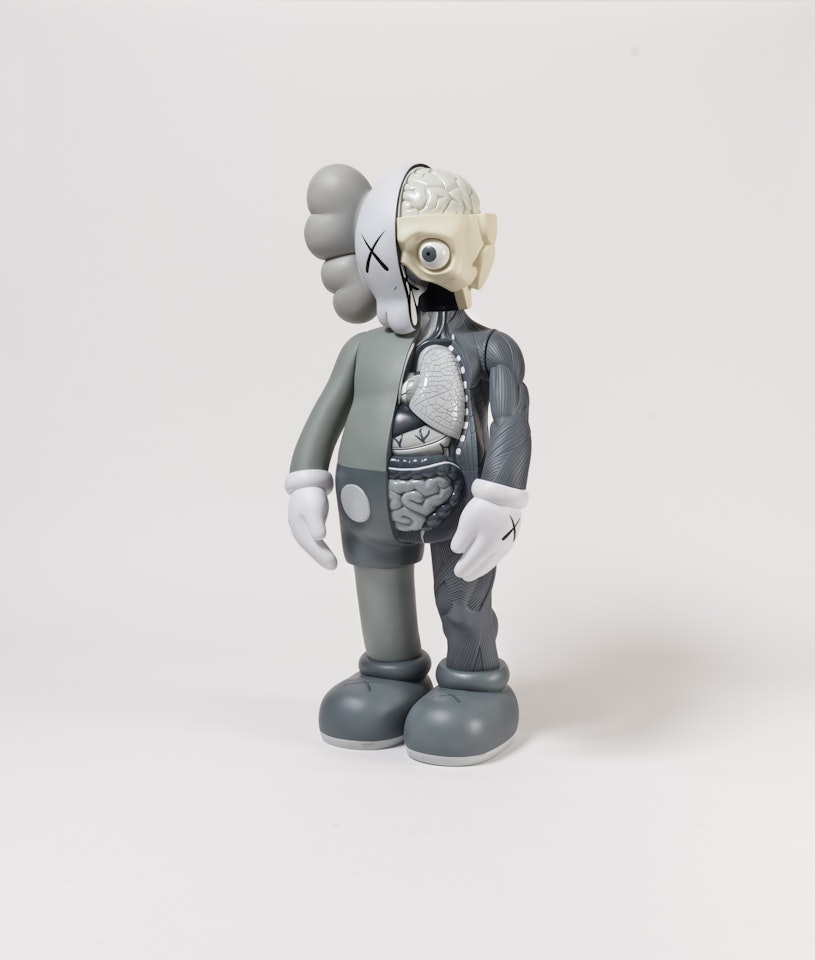 Four Foot Dissected Companion (Grey) by Kaws