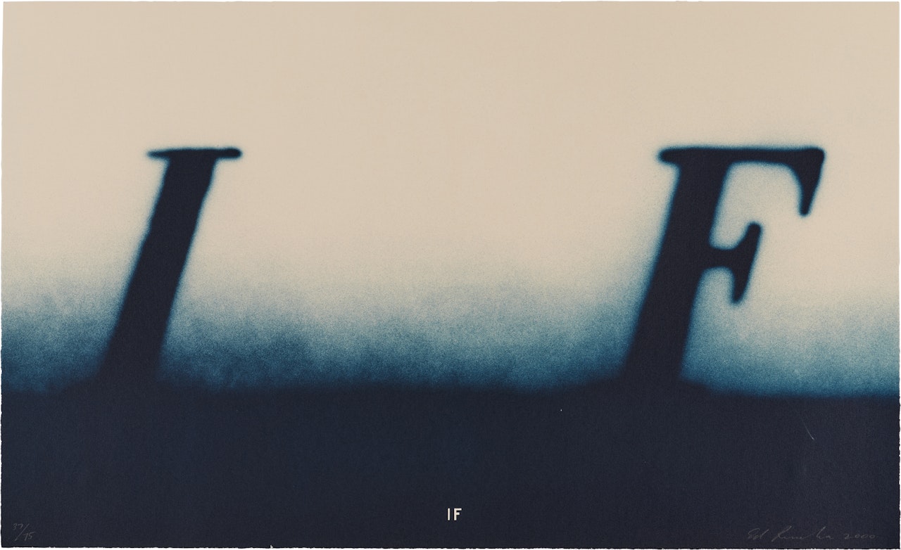IF by Ed Ruscha