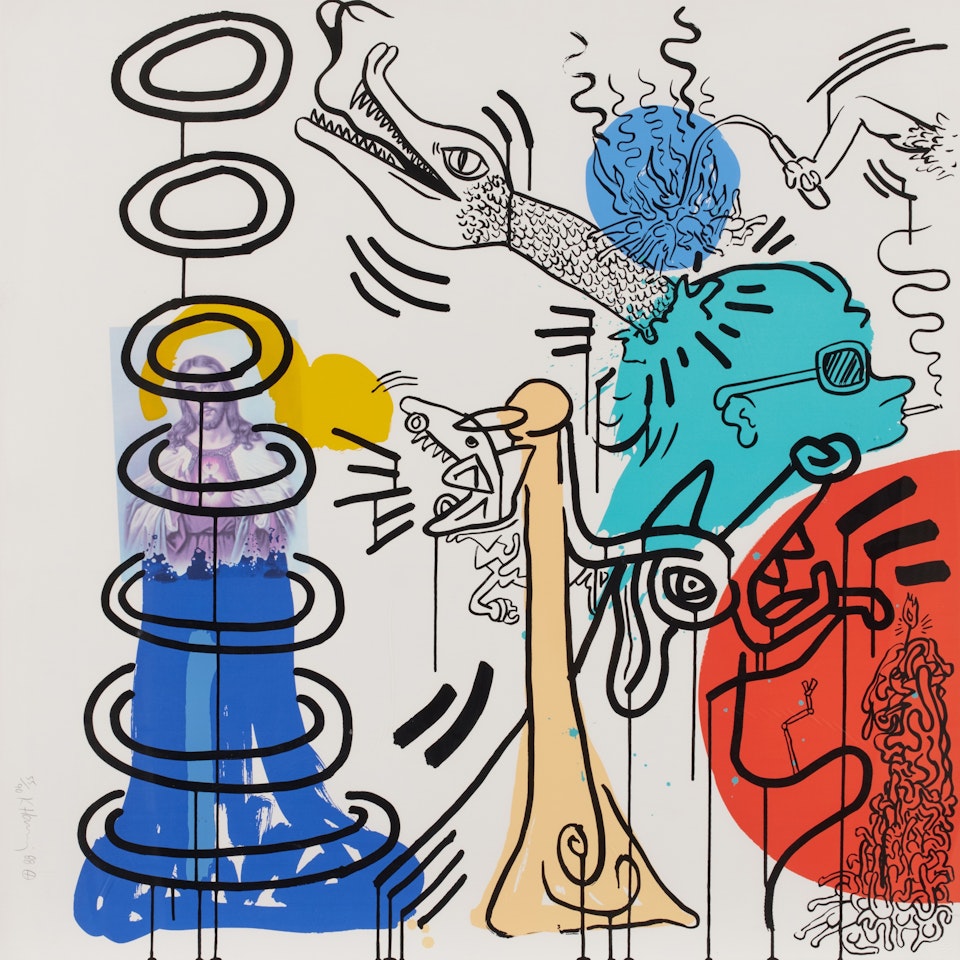 Untitled (Apocalypse 5) by Keith Haring