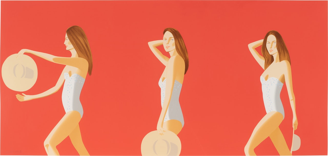 Ariel (Red) by Alex Katz