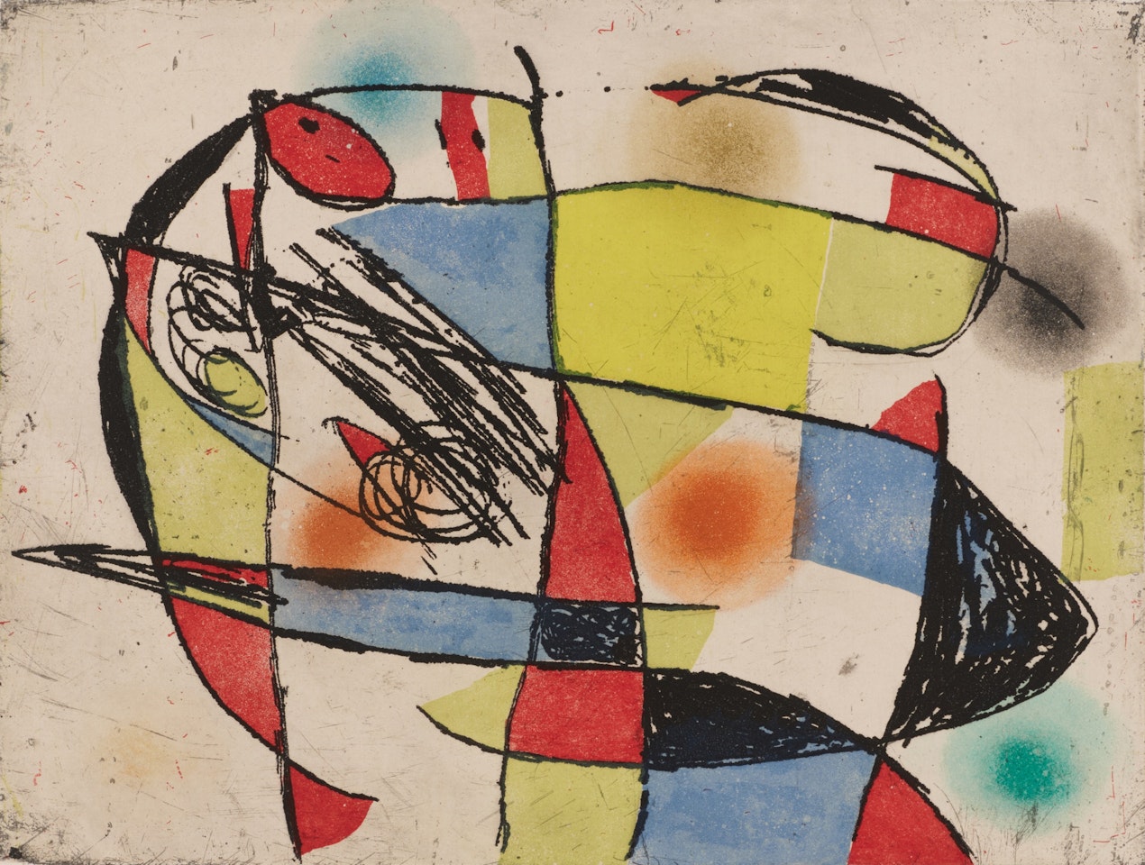 Enrajolats VII by Joan Miró