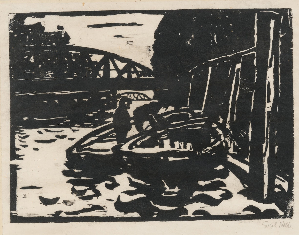 Freihafen Hamburg by Emil Nolde