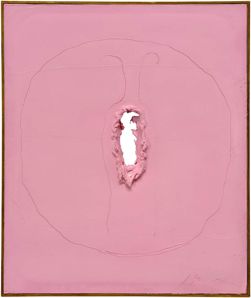 Concetto spaziale by Lucio Fontana