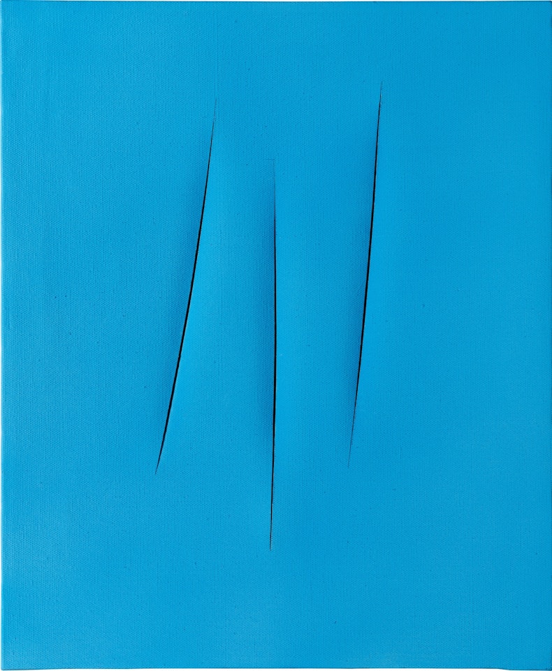 Concetto spaziale, Attese by Lucio Fontana