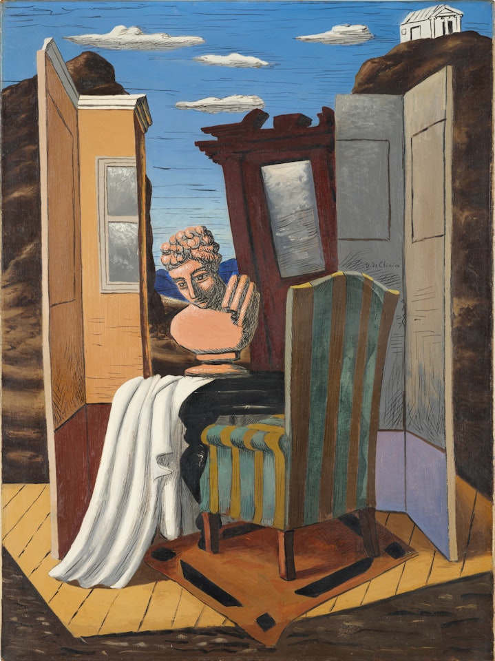 Mobili in una valle by Giorgio de Chirico