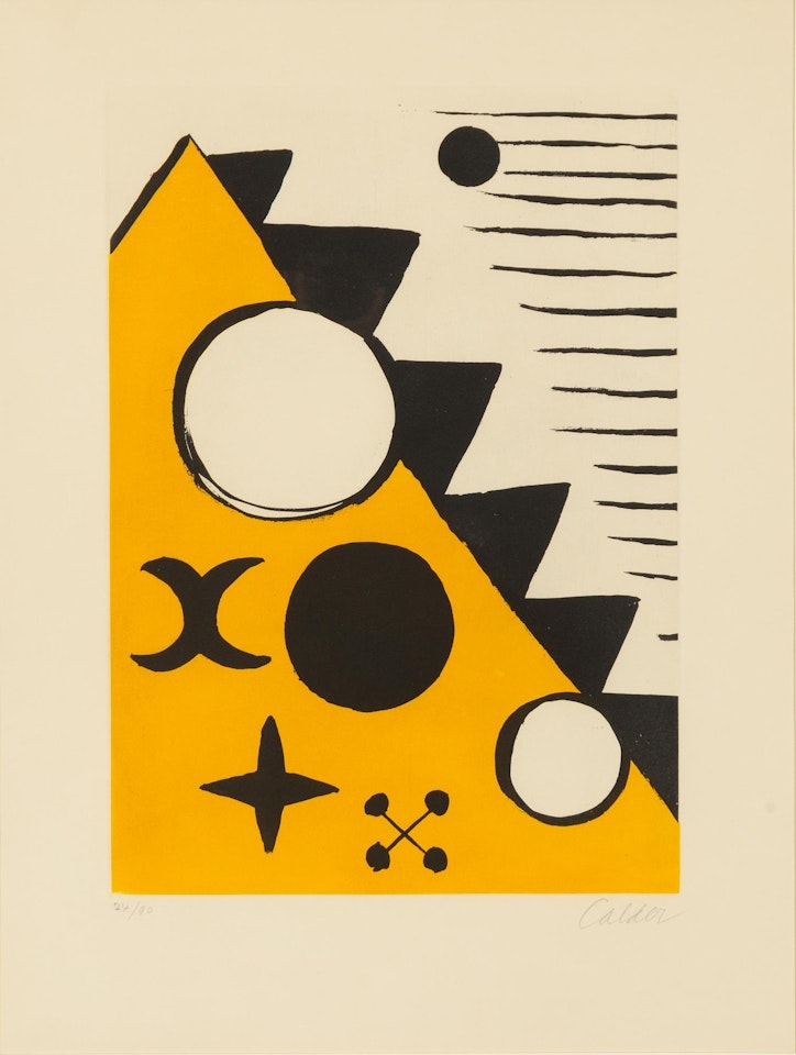 "La scie et les boules" by Alexander Calder