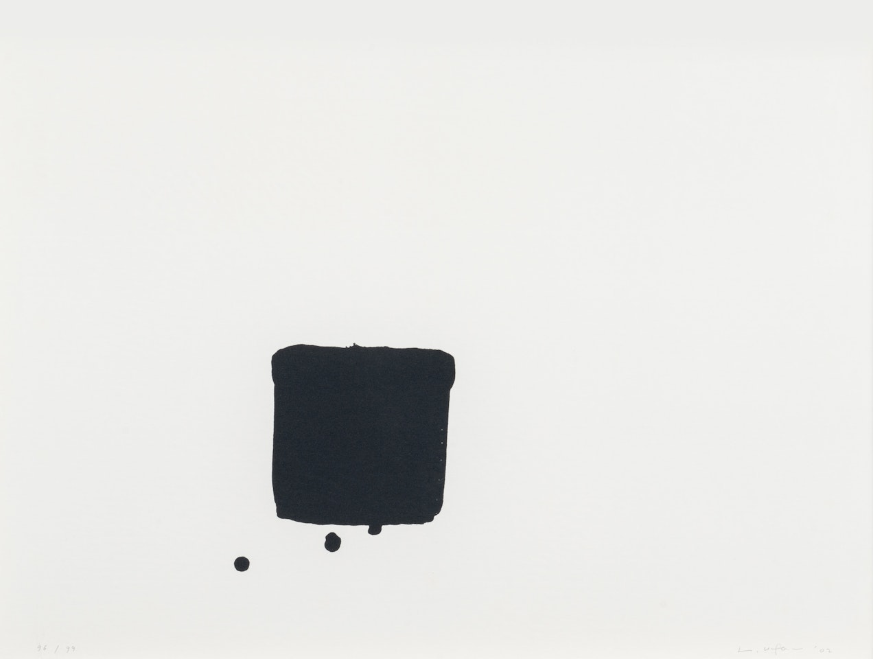 Correspondence A by Lee Ufan