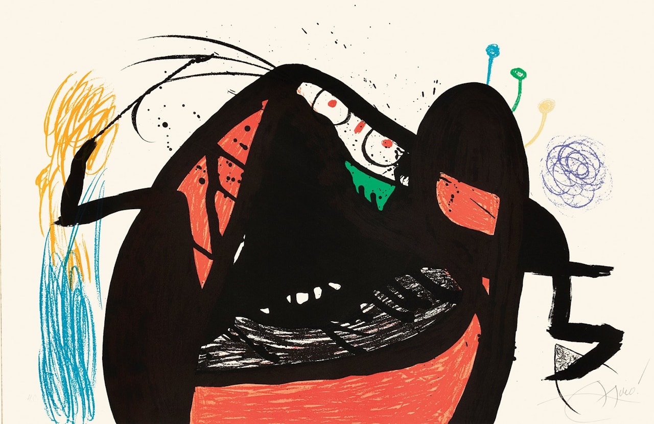 The Grandmother of 10,000 Ages; ) by Joan Miró
