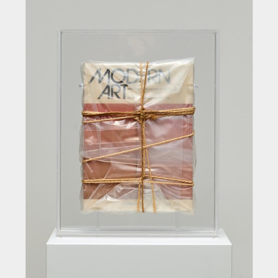 Wrapped book by Christo