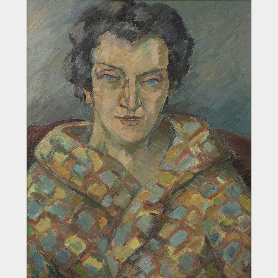 PORTRAIT OF A WOMAN, OK by Mela Muter