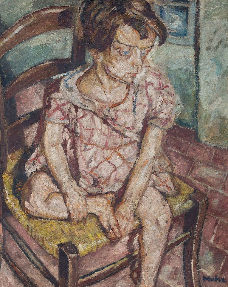 PORTRAIT OF A GIRL by Mela Muter