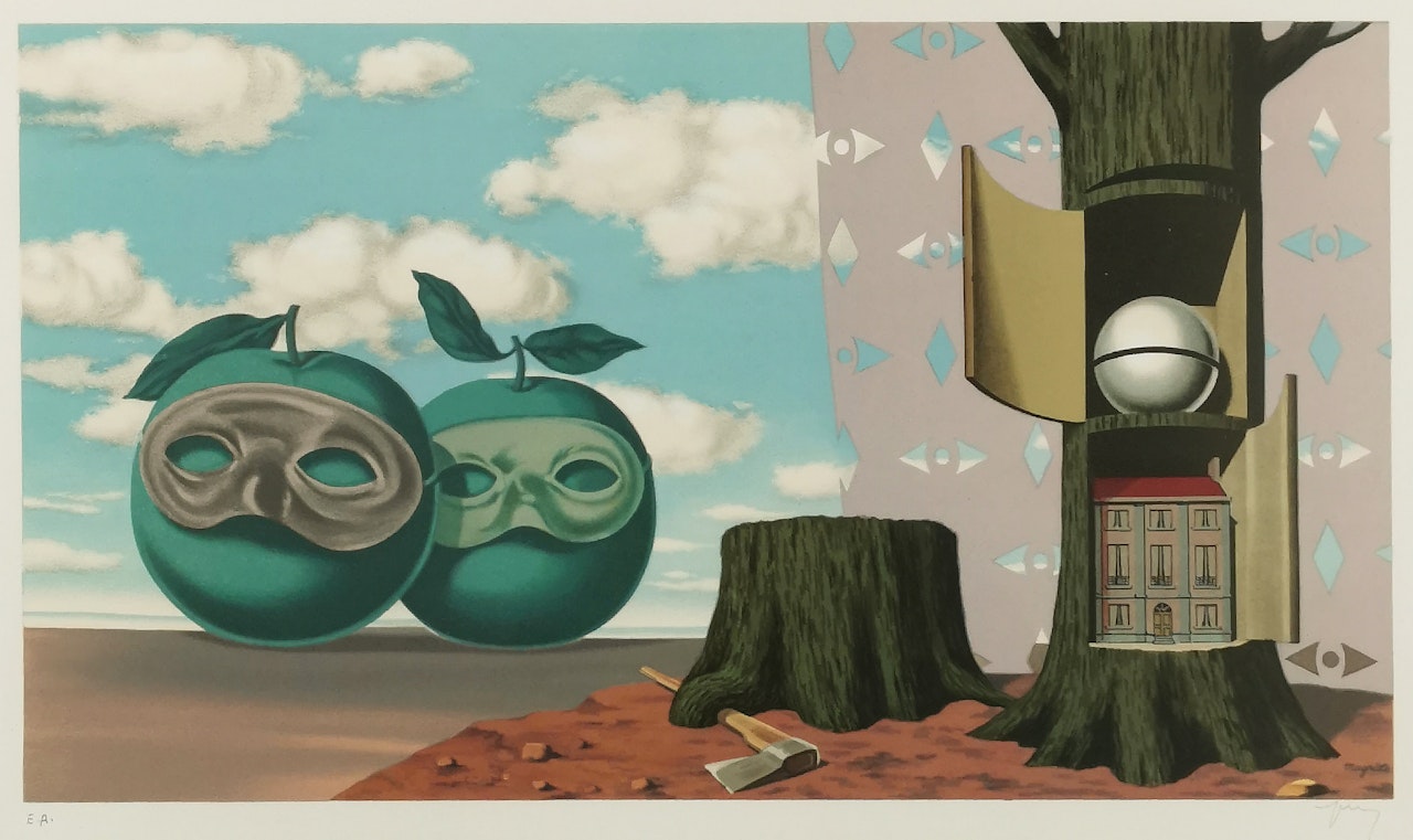 Domaine Enchanté, from the series: “Les Enfants trouvés” by René Magritte