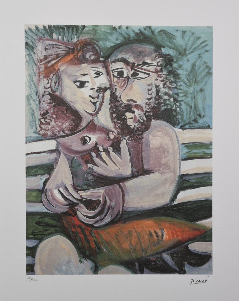 Couple in love by Pablo Picasso